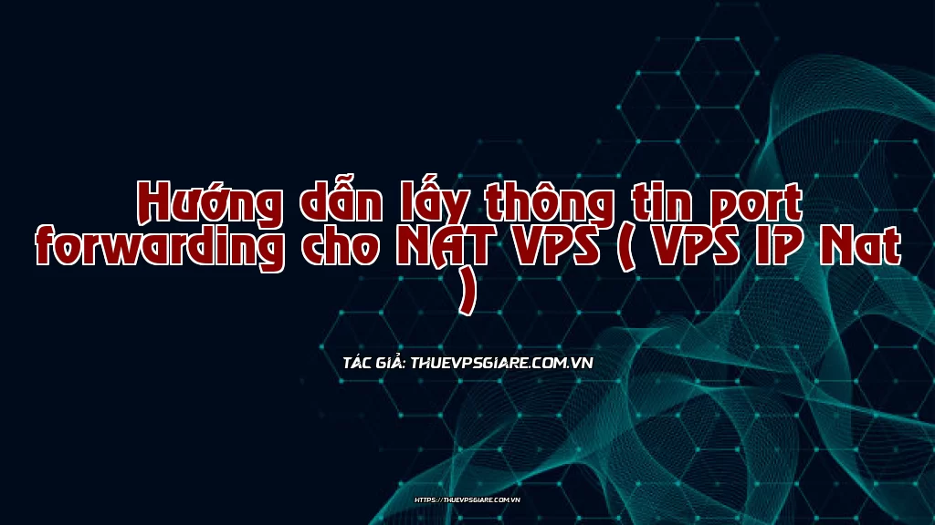 Hướng dẫn lấy thông tin port forwarding cho NAT VPS ( VPS IP Nat )