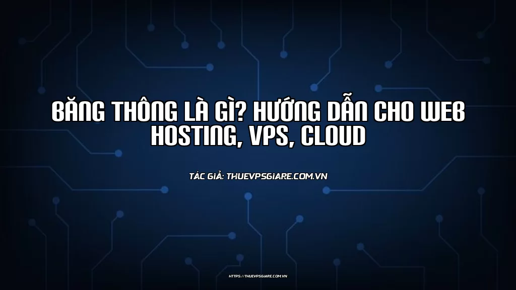 Băng Thông Là Gì? Hướng Dẫn Cho Web Hosting, VPS, Cloud