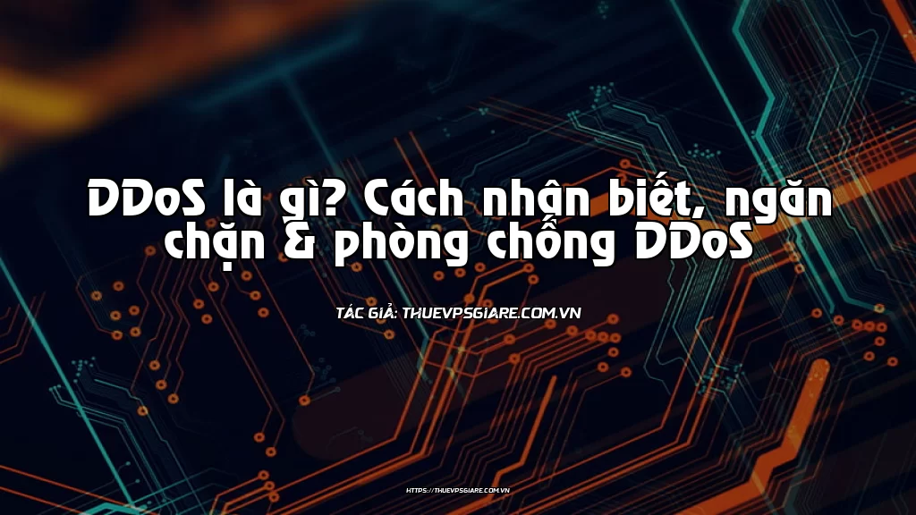 DDoS là gì? Cách nhận biết, ngăn chặn & phòng chống DDoS