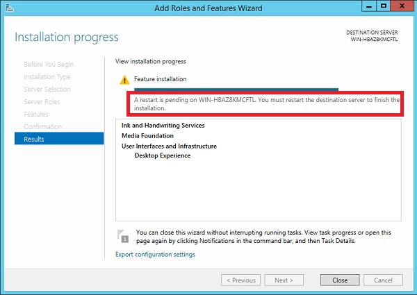 Restart lại VPS