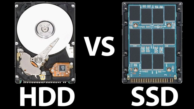 Sự khác biệt giữa SSD và HDD