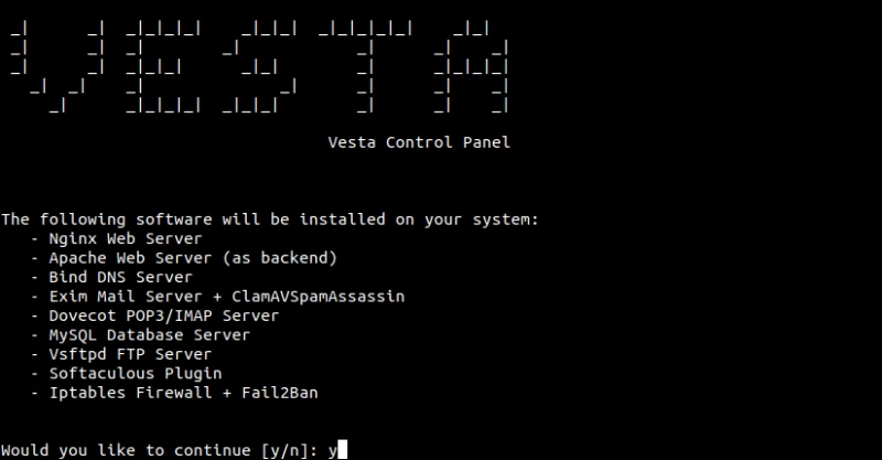 Cách cài VestaCP lên Dedicated Server