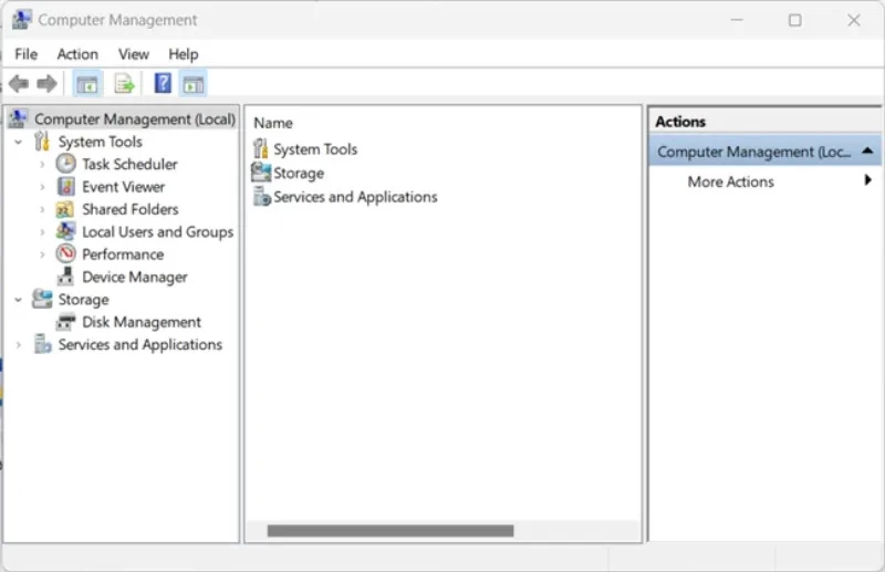 Quản trị VPS với Computer Management
